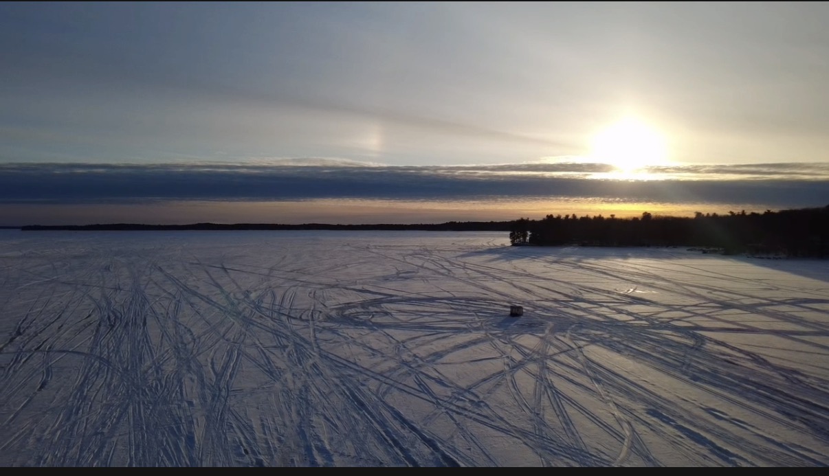 Fishing Update - Sebago Lake Ice is Still In! - Sebago Lake, Maine