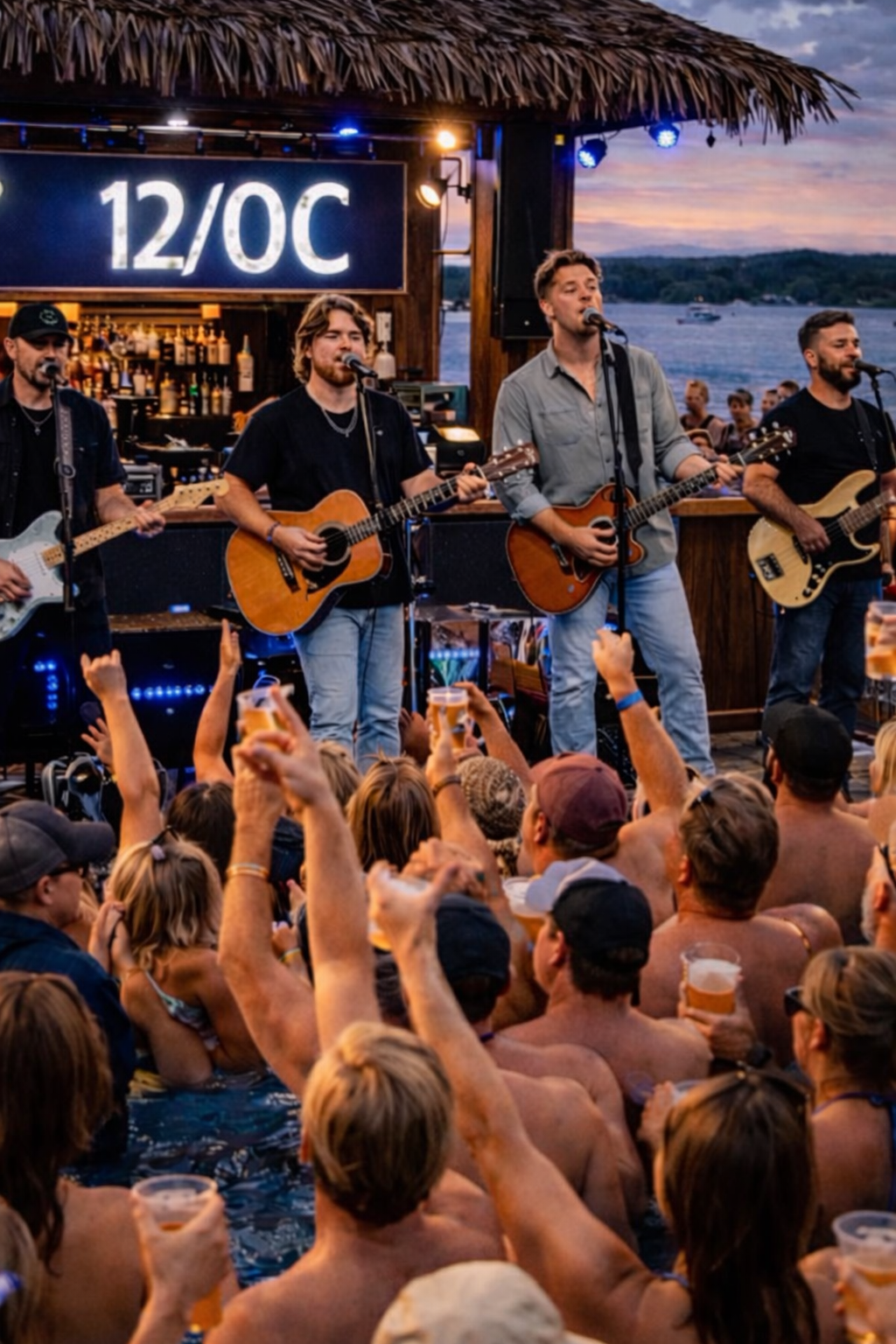 12/OC band performing live at Club 316 on Sebago Lake