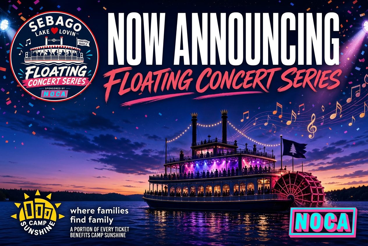 Sebago Lake Lovin Floating Concert Series logo