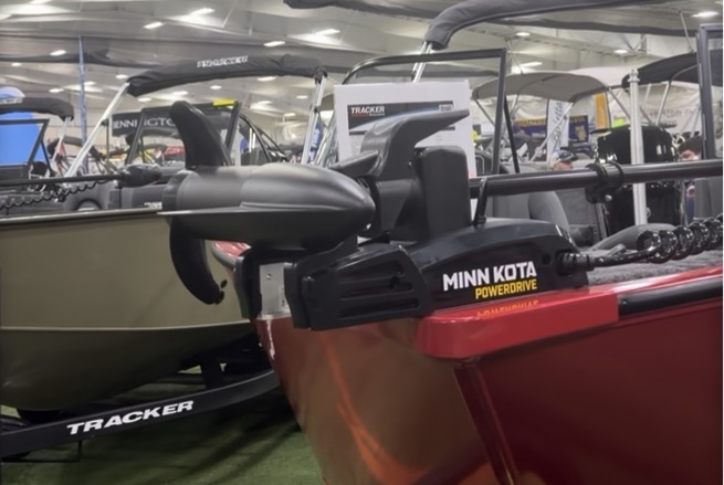 Minn Kota PowerDrive trolling motor on the Tracker Pro Guide